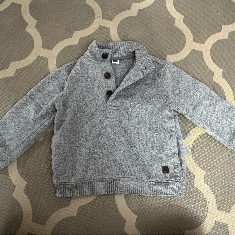 Janie and Jack Gray Sweater for Kids